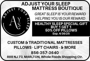 Adjust Your Sleep Mattress Boutique — Coffee News advertisement