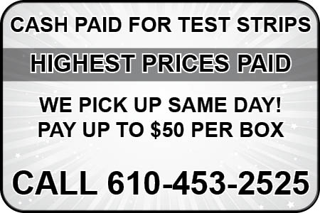 Cash Paid for Test Strips — Coffee News advertisement