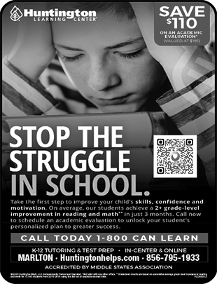 Huntington Learning Center — Marlton — Coffee News advertisement