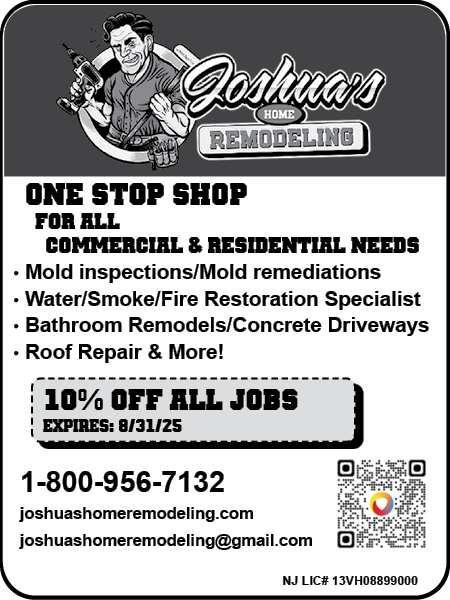 Joshua's Home Remodeling — Coffee News advertisement