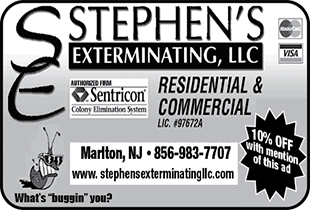 Stephen's Exterminating, LLC — Coffee News advertisement